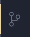 Source Control-ikonen i VS Code sidofält.